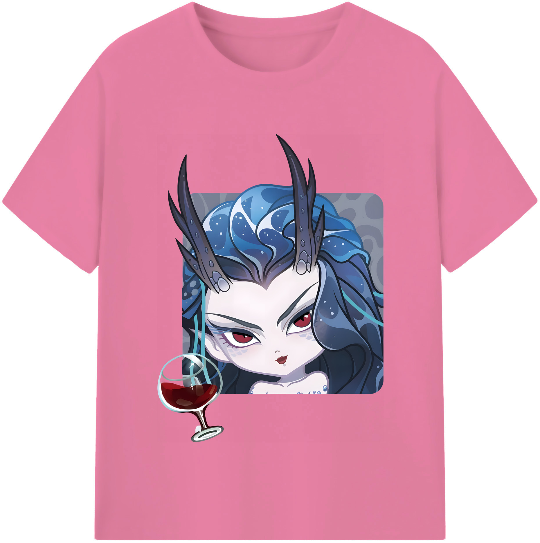 （画像用） Ne Zha 2 ナタ 魔童の大暴れ 綿100％半袖Tシャツ（フロントプリント）